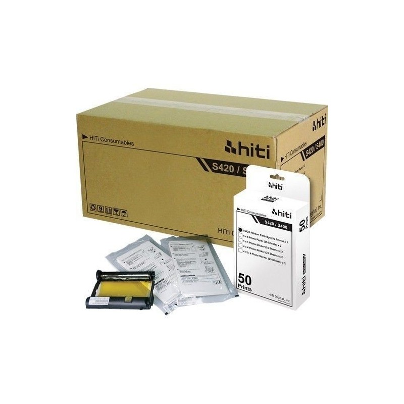 Papel térmico HITI S420 50 FOTOS 10X15