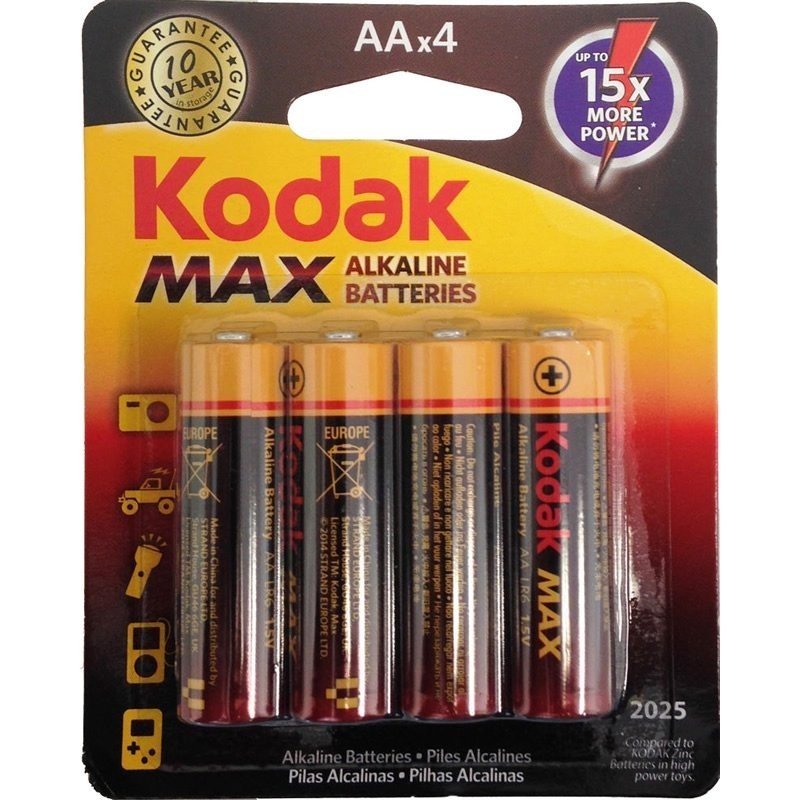 Pilas alcalinas Kodak MAX AA LR6 (4) 30952867