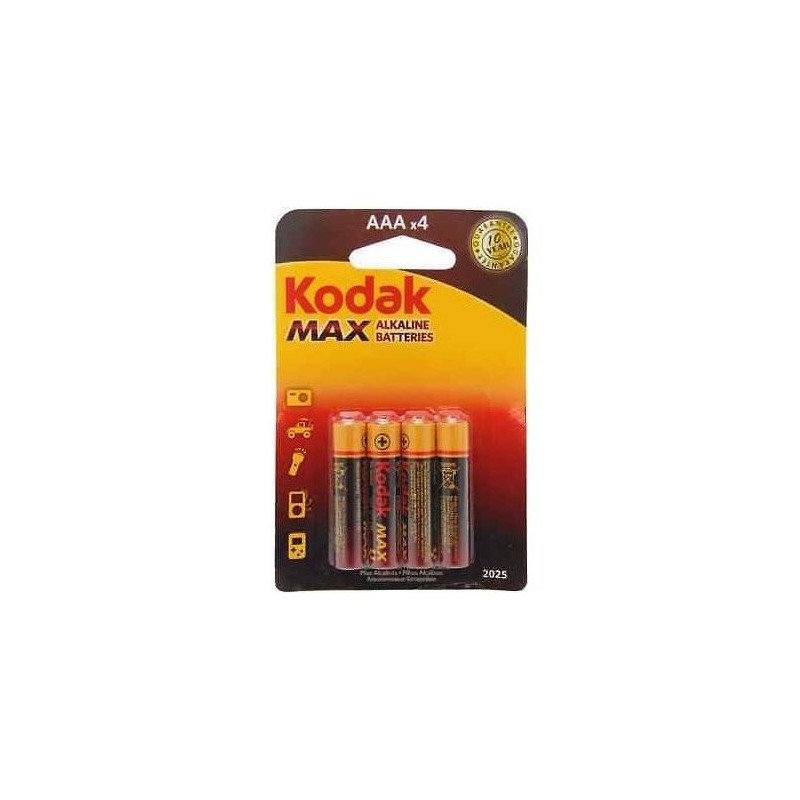 Pilas alcalinas Kodak MAX AAA LR3 (4) 30952812