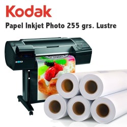 Papel Kodak Inkjet 111,8 cm x 30.5 m.255 grs. Lustre