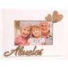 MARCO ABUELOS DE MADERA 10X15 BLANCO