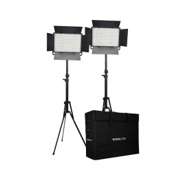 NALITE KIT 2 PANEL LED CN-1200CSA BI-COLOR CON ALETAS