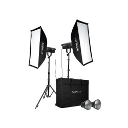 KIT 2 FOCO LED NANLITE FS-150 185W 5600K