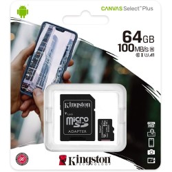 Tarjeta de memoria micro SD Kingston