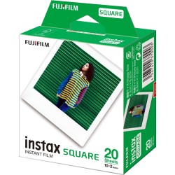 Película Instax Square – 20 Fotos para cámaras Fujifilm formato cuadrado