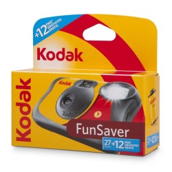 CÁMARA DE UN SOLO USO DESECHABLE KODAK FUN SAVER 27+12