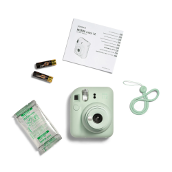 Instax Mini 12 – Cámara Instantánea con Modo Selfie y Exposición Automática