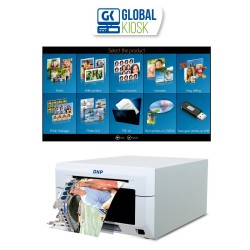 Kiosko Fotográfico GlobalKiosk con Impresora DNP DS620 – Solución Profesional de Impresión Instantánea