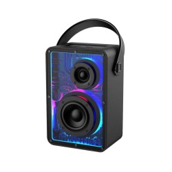 Altavoz S860 LENYES BT V5.3 40W RMS (80W Pico) 3 Vías 8000mAh RGB, TWS, TF, USB, AUX