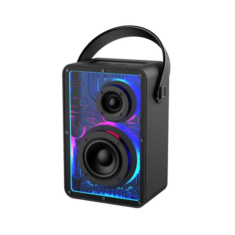 Altavoz S860 LENYES BT V5.3 40W RMS (80W Pico) 3 Vías 8000mAh RGB, TWS, TF, USB, AUX