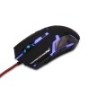 Ratón Gaming con cable Negro/Blanco 6 teclas 3200DPI