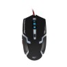 Ratón Gaming con cable Negro/Blanco 6 teclas 3200DPI