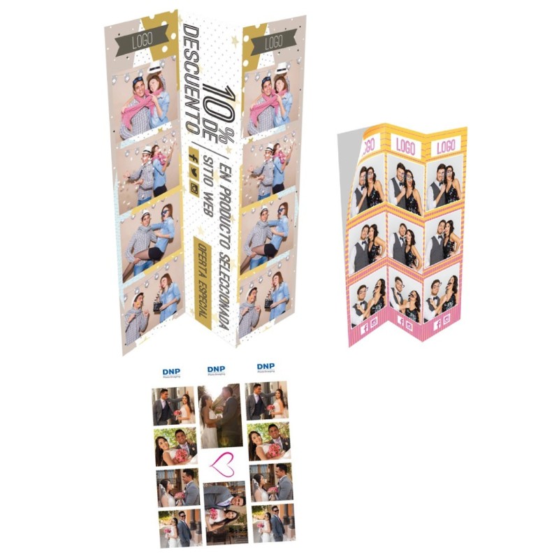 Papel DNP Triple Perforado 10x15 para Impresora DS620 3x(2x8)