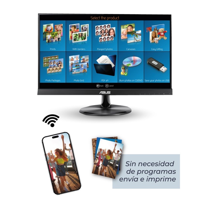 Kiosko Fotográfico GlobalKiosk – Terminal Profesional Compatible con Cualquier Impresora