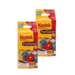 KODAK FUN SAVER- Cámara desechable pack 2 unidades 54 exposiciones