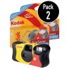 KODAK FUN SAVER- Cámara desechables pack 2 unidades 78 exposiciones